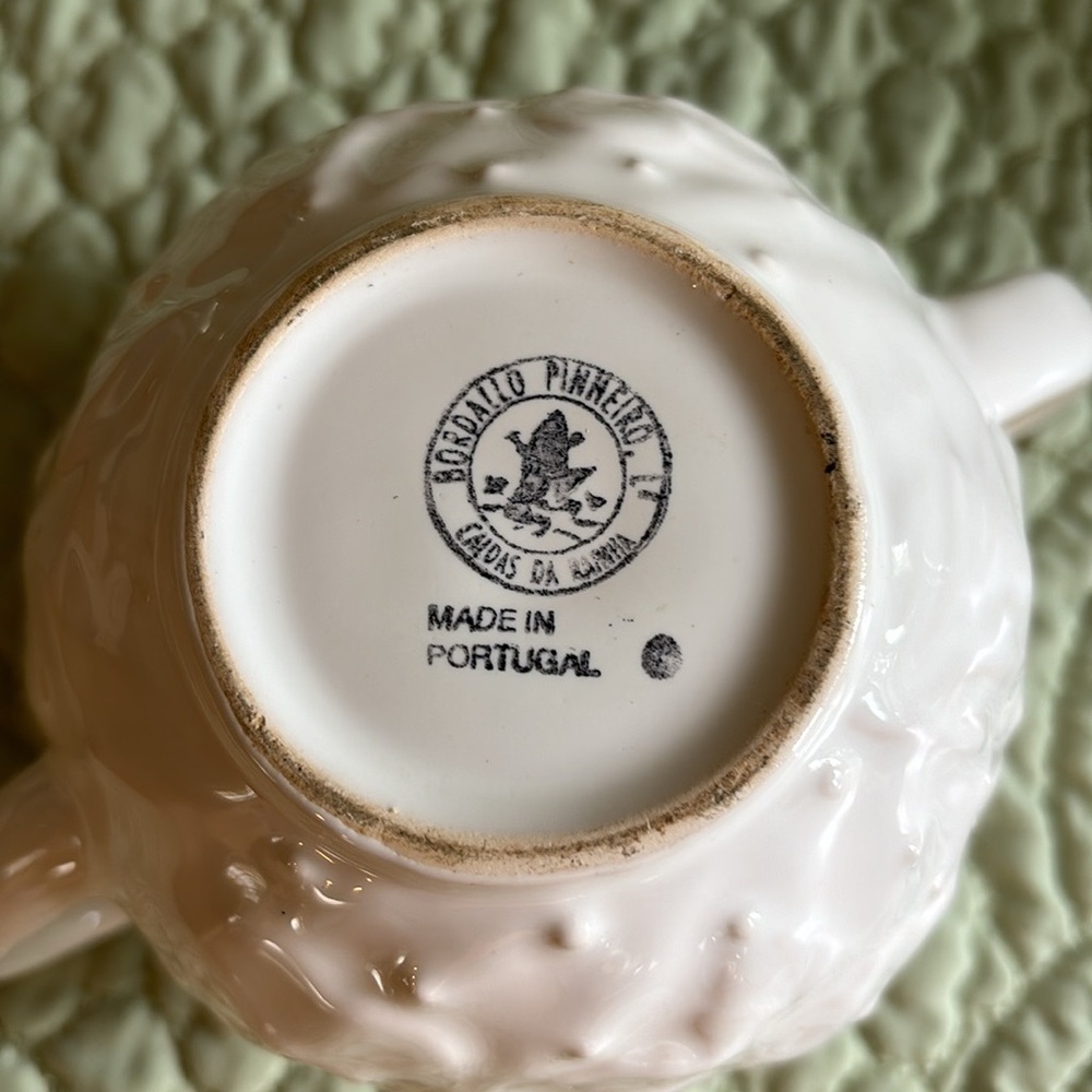 Bordallo Pinheiro Sugar & Creamer - Picture 4 of 7
